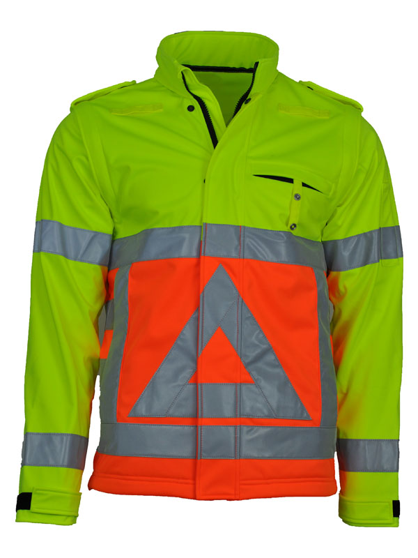 Salzmann Traje de Lluvia Reflectante - Resistente al Agua y a Prueba de Viento - Conjunto de Chaqueta y pantalón de Lluvia - Equipado con 3M Scotchlite